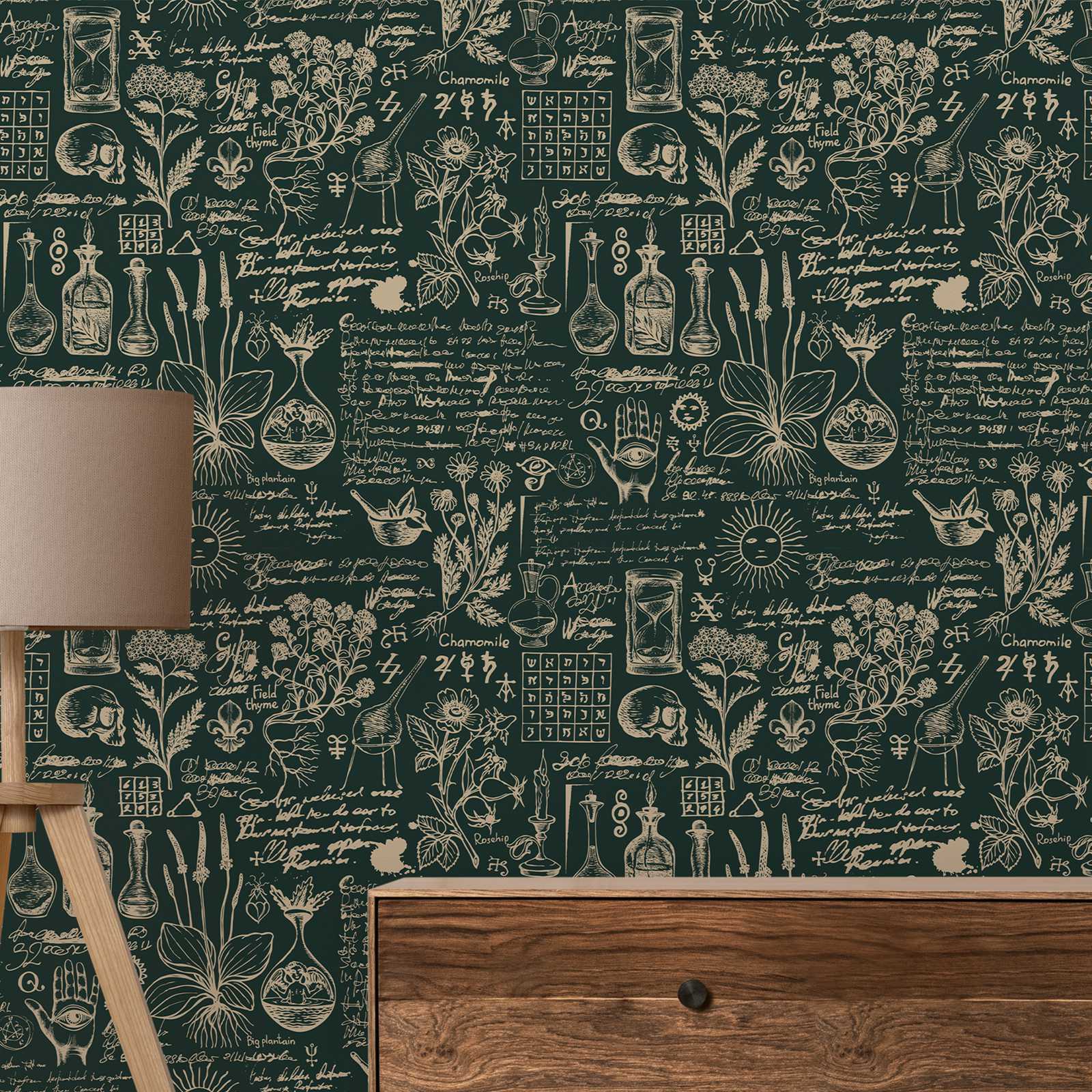 Green Medicine And Herbal Wall - đánh giá và giá Herbal Wallpaper